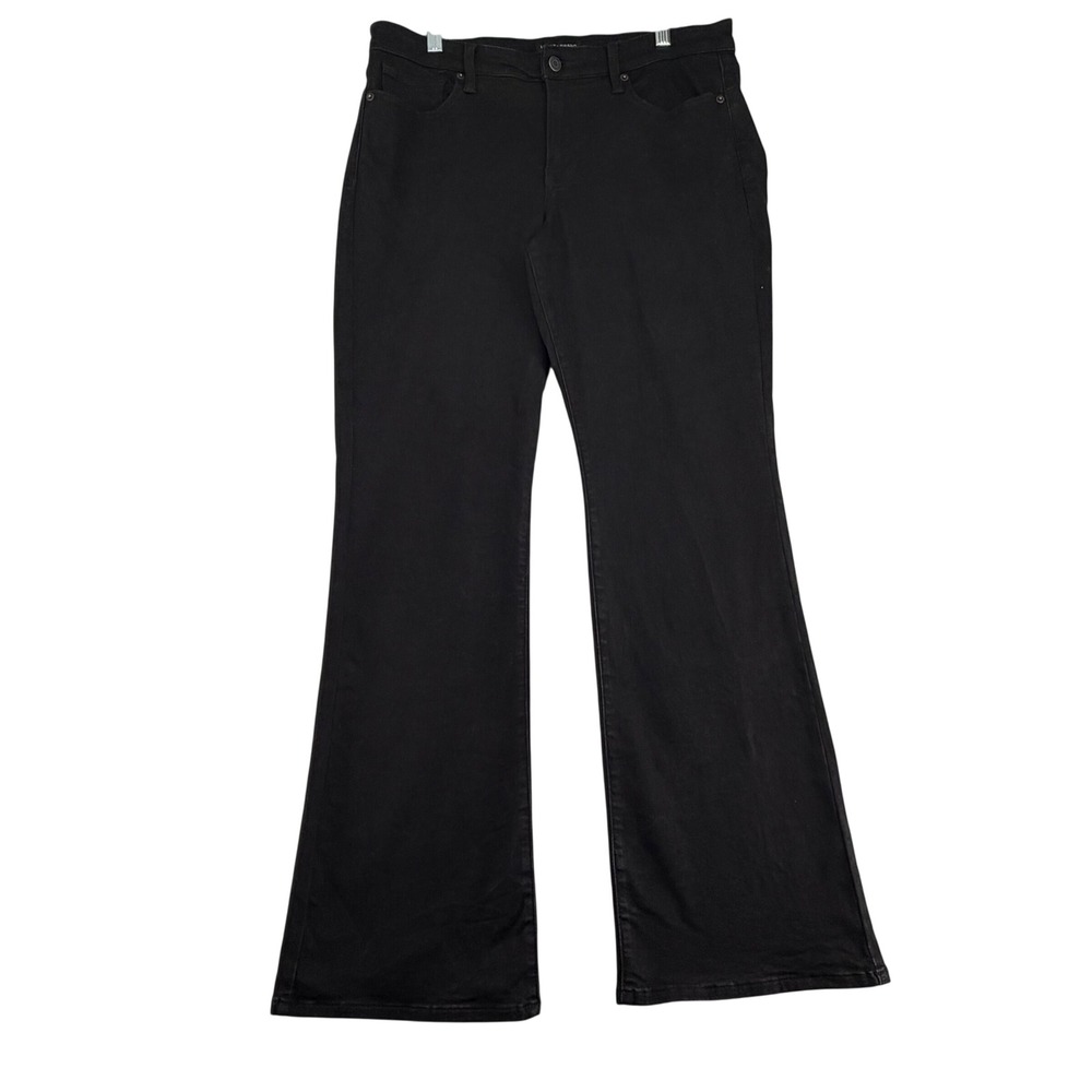 Lucky Brand Sweet Boot Mid Rise Women 14/32 Black Stretch Minimalist Casual